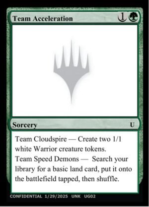 Team Acceleration (UNK-UG02)