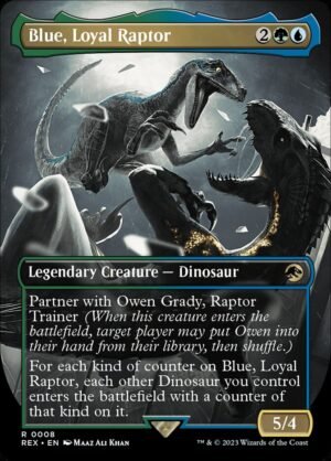 Blue, Loyal Raptor (REX-8)