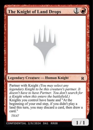 The Knight of Land Drops (UNK-RR08b)