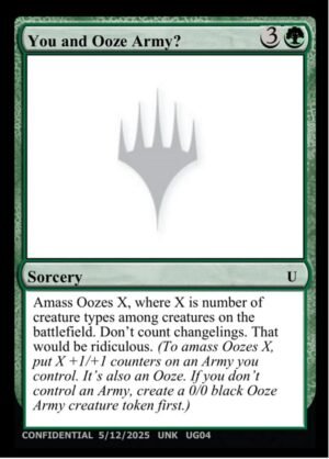 You and Ooze Army?