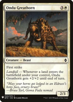 Ondu Greathorn Ondu Greathorn