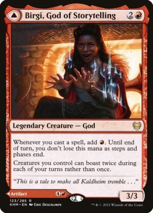 Birgi, God of Storytelling // Harnfel, Horn of Bounty (KHM-123)