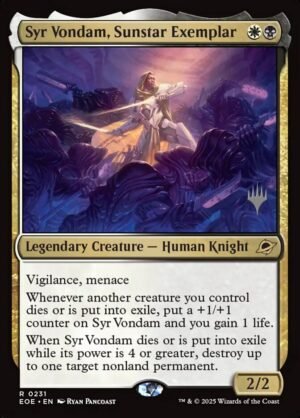 Syr Vondam, Sunstar Exemplar (PEOE-231s)