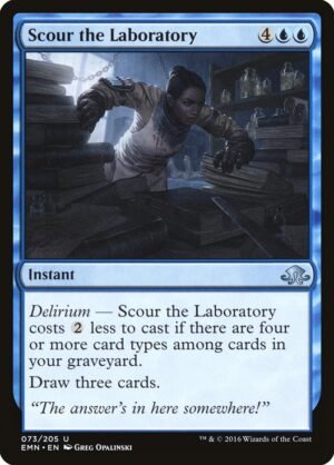 Scour the Laboratory Scour the Laboratory