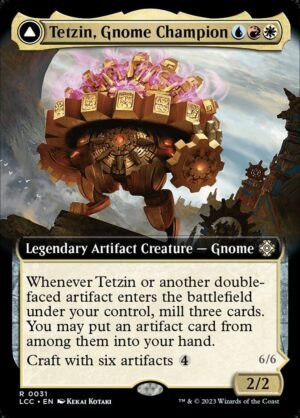 Tetzin, Gnome Champion // The Golden-Gear Colossus (LCC-31)