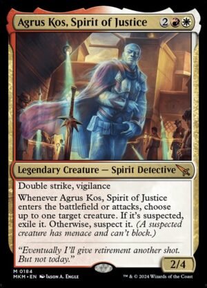 Agrus Kos, Spirit of Justice Agrus Kos, Spirit of Justice