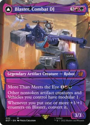 Blaster, Combat DJ // Blaster, Morale Booster (BOT-22)