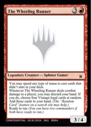 The Wheeling Runner (UNK-RR04d)