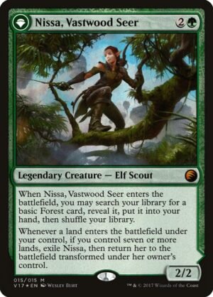 Nissa, Vastwood Seer // Nissa, Sage Animist Nissa, Vastwood Seer // Nissa, Sage Animist