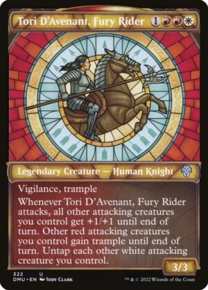 Tori D’Avenant, Fury Rider