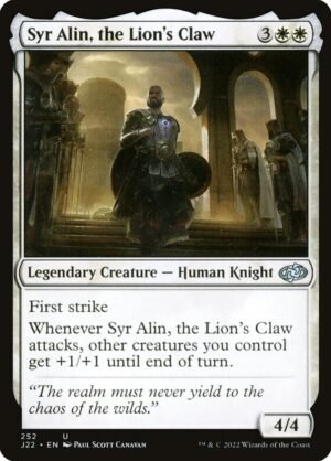 Syr Alin, the Lions Claw (J22-252)