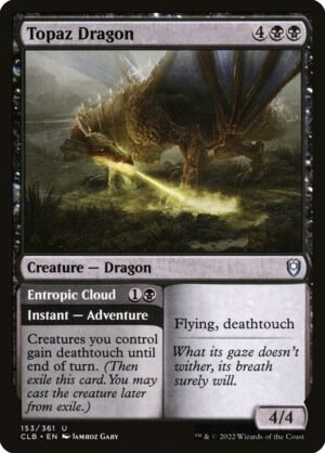 Topaz Dragon // Entropic Cloud (CLB-153)