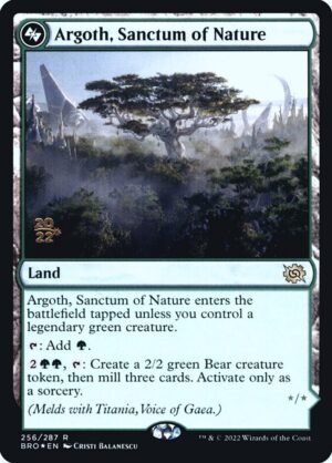 Argoth, Sanctum of Nature // Titania, Gaea Incarnate (PBRO-256s)