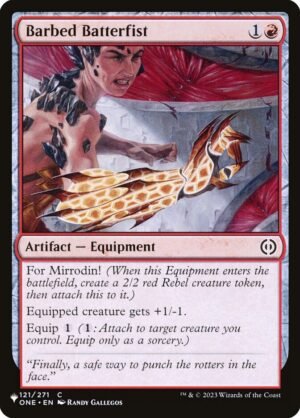 Barbed Batterfist (PLST-ONE-121)