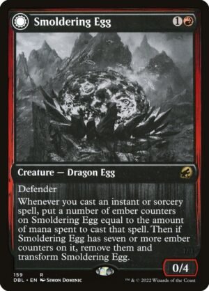 Smoldering Egg // Ashmouth Dragon (DBL-159)