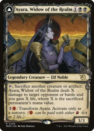 Ayara, Widow of the Realm // Ayara, Furnace Queen (MOM-296)
