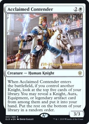 Acclaimed Contender Acclaimed Contender