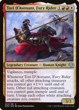 Tori D’Avenant, Fury Rider
