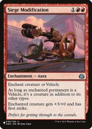 Siege Modification Siege Modification