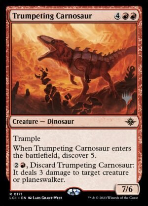 Trumpeting Carnosaur (PLCI-171p)