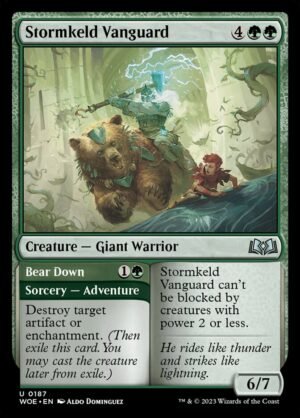 Stormkeld Vanguard // Bear Down (WOE-187)