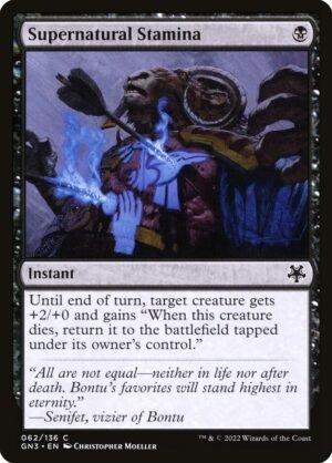 Supernatural Stamina (GN3-62)