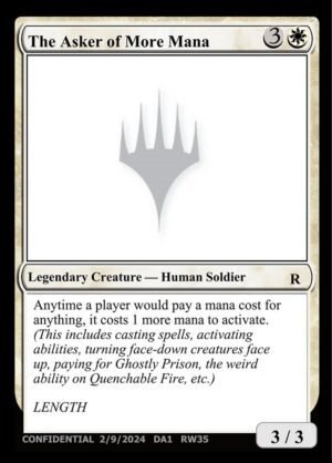 The Asker of More Mana (UNK-RW35a)