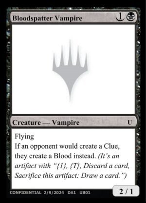 Bloodspatter Vampire (UNK-UB01a)