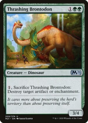 Thrashing Brontodon (M21-209)