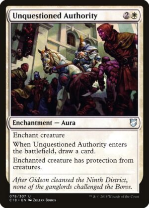 Unquestioned Authority (C18-78)