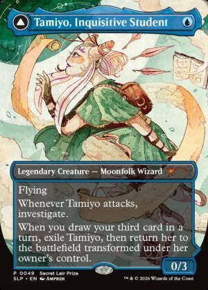 Tamiyo, Inquisitive Student // Tamiyo, Seasoned Scholar (SLP-49)