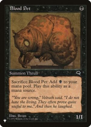 Blood Pet (PLST-TMP-109)
