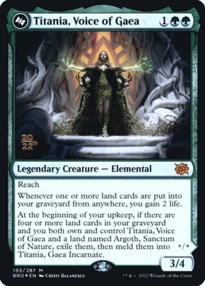 Titania, Voice of Gaea // Titania, Gaea Incarnate (PBRO-193s)