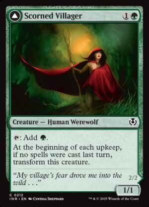 Scorned Villager // Moonscarred Werewolf Scorned Villager // Moonscarred Werewolf