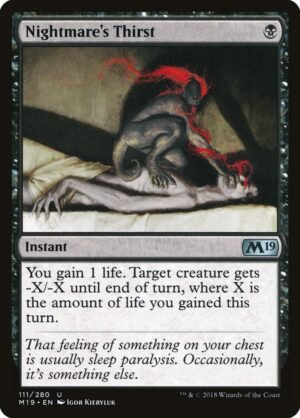 Nightmare’s Thirst Nightmare’s Thirst