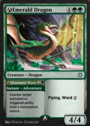 A-Emerald Dragon // A-Dissonant Wave A-Emerald Dragon // A-Dissonant Wave