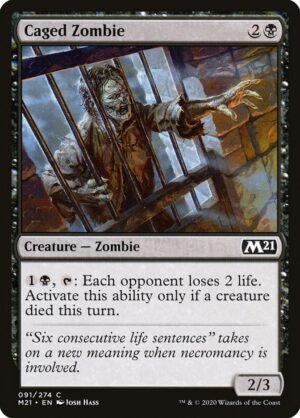 Caged Zombie (M21-91)