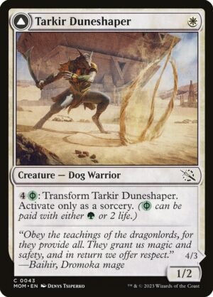 Tarkir Duneshaper // Burnished Dunestomper (MOM-43)