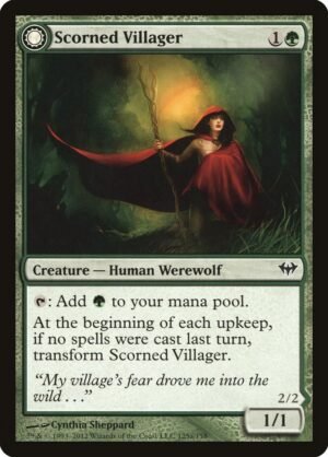 Scorned Villager // Moonscarred Werewolf Scorned Villager // Moonscarred Werewolf