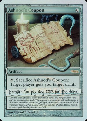 Ashnods Coupon (PAL04-14)