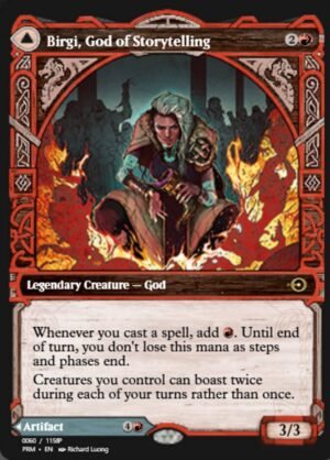 Birgi, God of Storytelling // Harnfel, Horn of Bounty (PRM-88320)