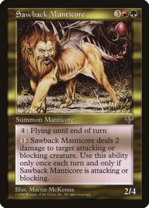 Sawback Manticore Sawback Manticore