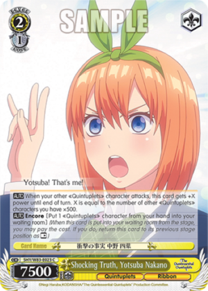 Shocking Truth, Yotsuba Nakano