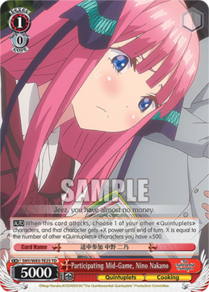 Participating Mid-Game, Nino Nakano