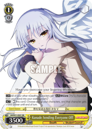 Kanade Sending Everyone Off