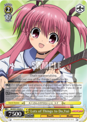Lots of Things to Do, Yui