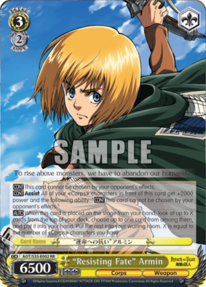 «Resisting Fate» Armin