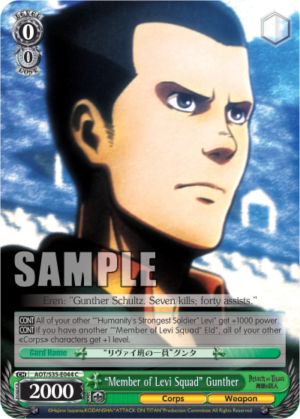 «Member of Levi Squad» Gunther