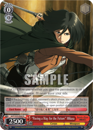 «Paving a Way for the Future» Mikasa