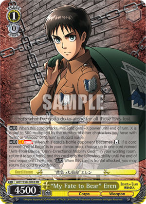 «My Fate to Bear» Eren